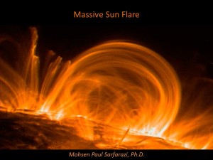 sun flare - massive