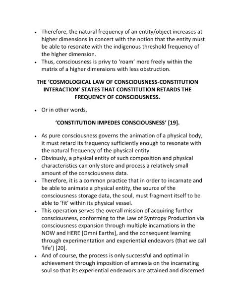 Proposed Fundamental Laws of Cosmos Inter-relating Consciousness, Constitution and Energy-page-006